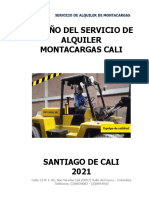 Diseño del Servicio de Alquiler Montacargas