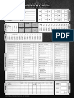 World War Cthulhu - Cold War - Character Sheet