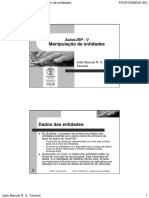 [João Manuel R. S. Tavares] AutoLISP - V - Manipulação de Entidades