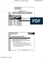 (João Manuel R. S. Tavares) AutoLISP - VII - Funções Geométricas, de Strings, de Listas e de Mani