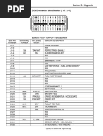 5 - 12 Section 5 - Diagnosis J-1 ECM Connector Identification (1 of 2 J-1)