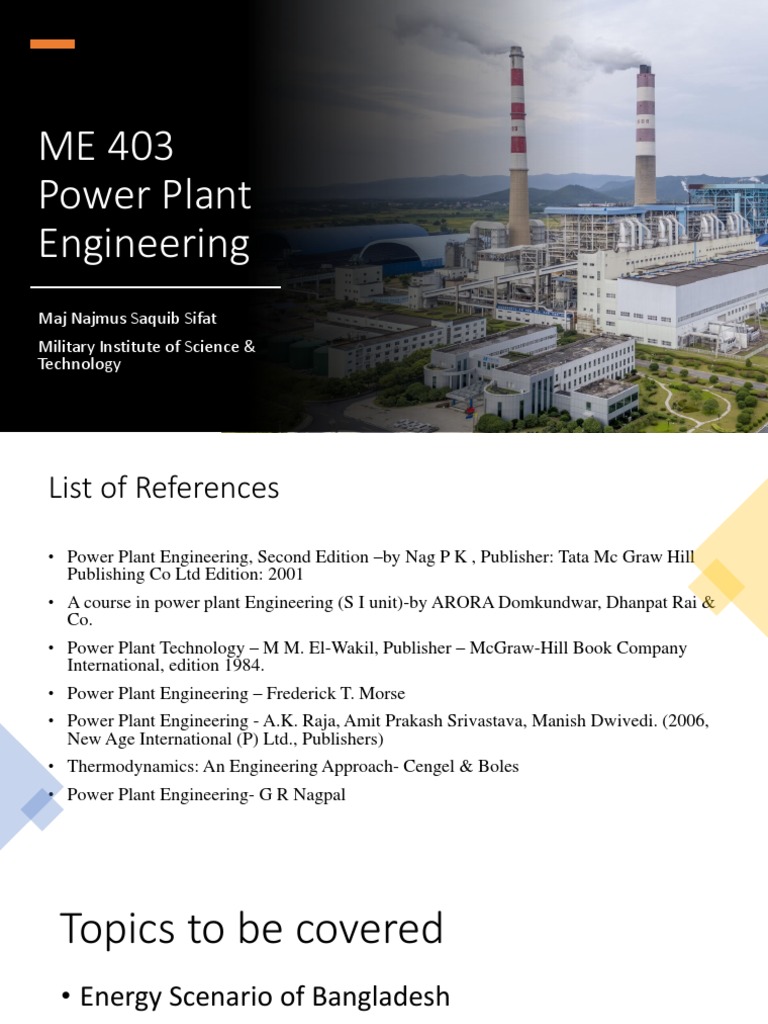 Power Plant Engineering Overview | PDF | Electricity Generation | Power ...