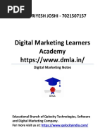 Digital Marketing Learners Academy Mulund Notes-1