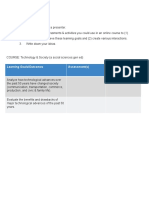 Course Alignment Activity