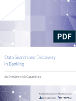 Data Search and Discovery in Banking: An Overview of AI Capabilities