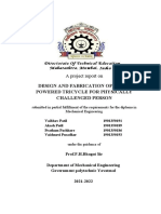 Solar Assisted Electric Bicycle Project Report