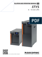 Installation and Operating Manual: 6 - 10 kVA UPS