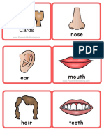 Body Part Cards 1