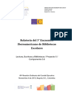 PUBLICACIONES - OLB - Relatoria-del-3-Encuentro-Iberoamericano-de-Bibliotecas-Escolares - v1 - 061113