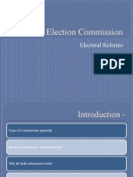 Election Commission: Electoral Reforms