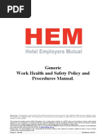 HEMSafe Generic Policy and Procedure Manual Jan 2018