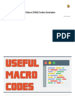 Top 100 Useful Excel MACRO CODES Examples (VBA Library) + PDF