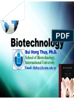 Lecture 8B. Biotechnology
