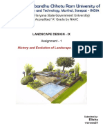 History and Evolution of Landscape Architecture