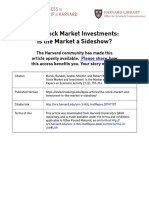 Stock Market and Investment