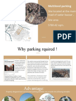 Multilevel Parking: Site Located at The Main Road of Sadar Bazzar - Site Area 5780.42 SQM
