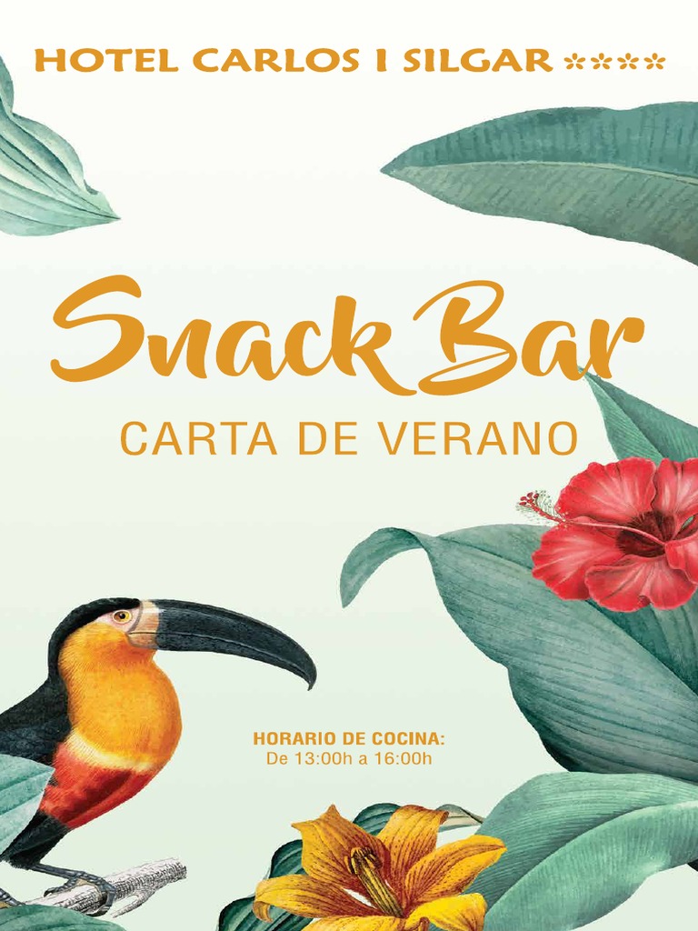 Carta Snack Bar PDF