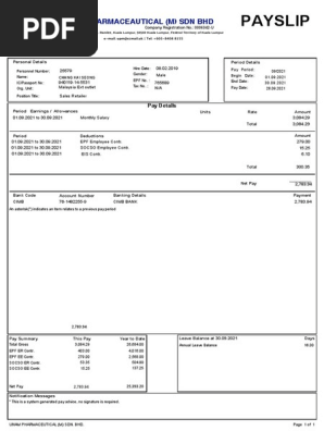 Payslip:Sep