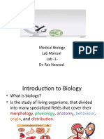 Medical Biology Lab Manual Lab - 1-Dr. Raz Nawzad