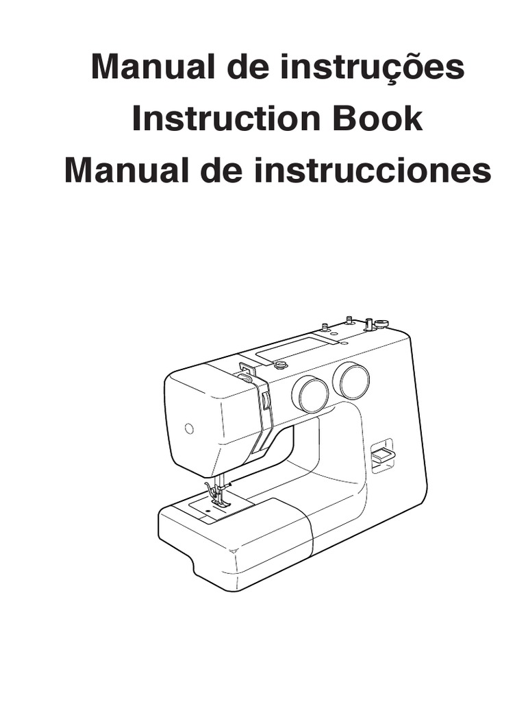 ELNA1000 Instructions Manual EsPo PDF Agulha de costura Máquinas