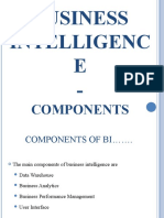 Business Intelligenc E - : Components