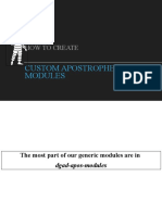 Custom Apos Modules