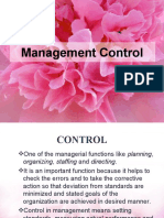 Manage Performance with Control Process