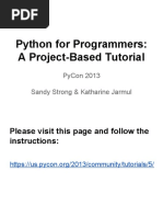 Python For Programmers - A Project-Based Tutorial