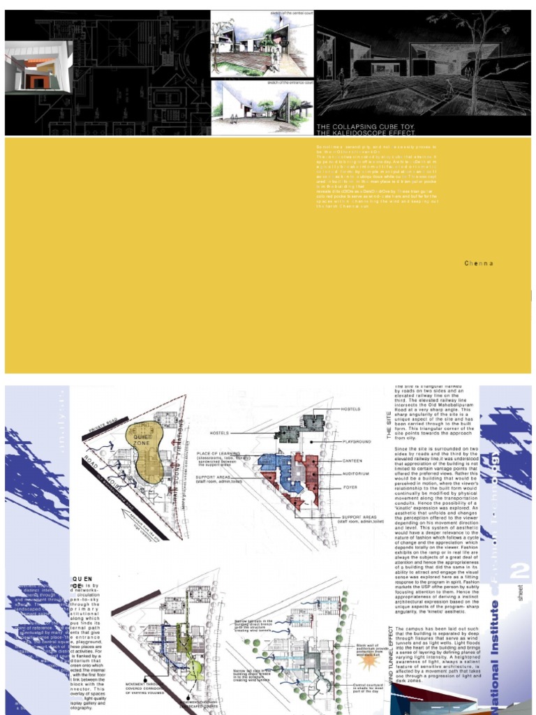 Architectural Case Study Nift Chennai | PDF