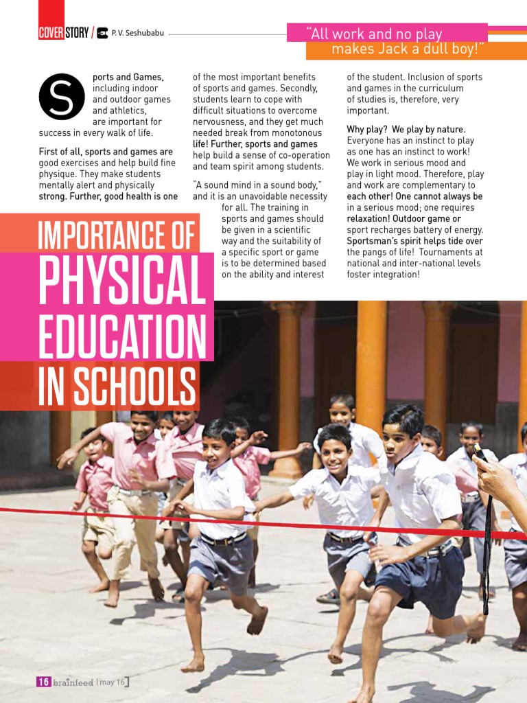 Importance of Physical Education in Schools | PDF | Physical Education ...