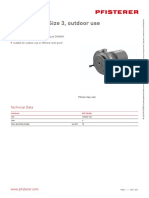 Dummy Plug, Size 3, Outdoor Use: Technical Data