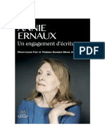 Annie Ernaux - en Engagement D'écriture