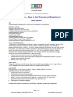 Acute Asthma - Care in The Emergency Department