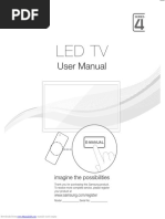 Led TV: User Manual