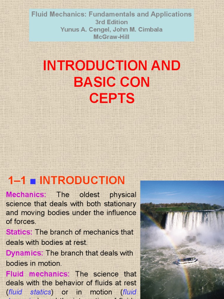 Fluid Mechanics Fundamentals and Applications 3rd Edition An