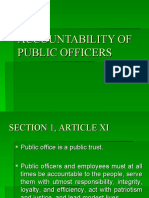 Accountability of Public Officers