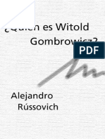 Russovich, Alejandro - Quien Es Witold Gombrowicz