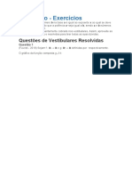 Logaritmos - Exercícios resolvidos de vestibulares