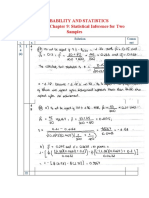 Probability and Statistics Homework - Chapter 9: Statistical Inference For Two Samples