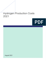 Hydrogen Production Costs 2021