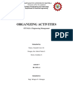 Organizing Activities: CET 0221-2 Engineering Management