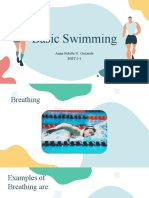 Basic Swimming Techniques in 40 Characters