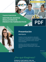 Brochure Gestion Asuntos Regulatorios Productos Farmaceuticos