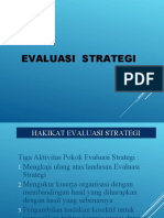 Evaluasi Strategi