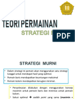 Teori Permainan Strategi Murni