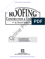 Roofing Construction Estimating Book Preview