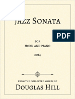 Hill - Jazz Sonata Score