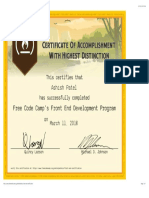 FCCFrontEnd Certificate