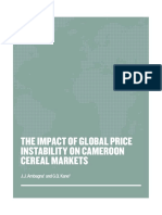 The Impact of Global Price Instability On Cameroon Cereal Markets