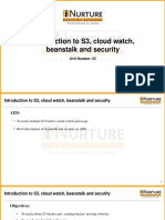 AWS S3, CloudWatch, Beanstalk & Security Guide